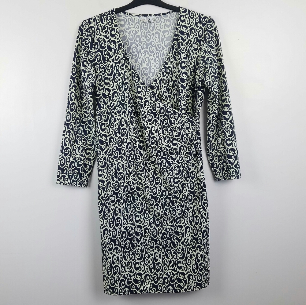Jude Connally Faux Wrap Dress L